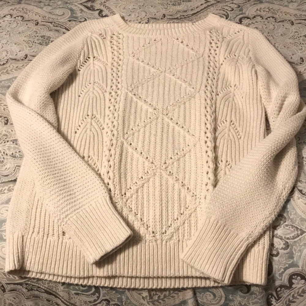 Cream sweater